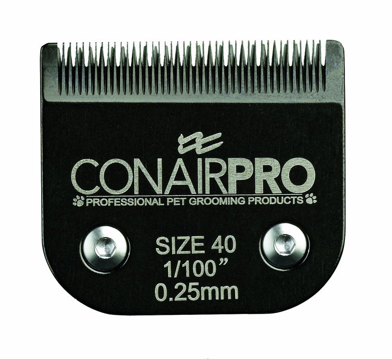 CONAIRPROPET Dog Clippers for Grooming Replacement Blade, Size 40, Fits Most Detachable Grooming Clippers 40 Steel Replacement Blade, 0.1mm - PawsPlanet Australia