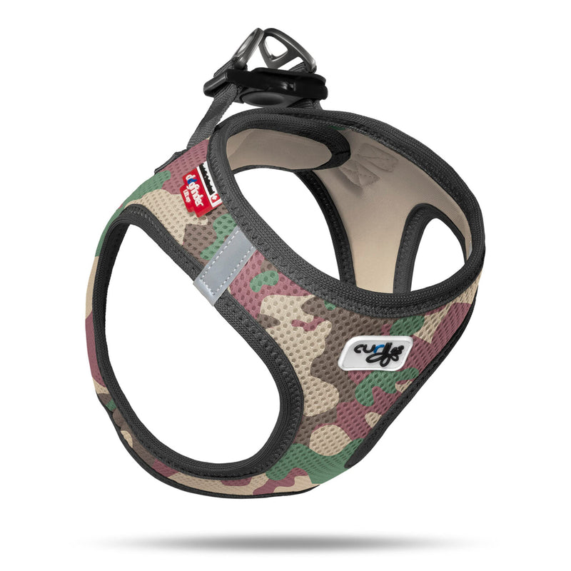 Curli Vest Harness Air-Mesh Dog Harness Pet Vest No-Pull Step-in Harness with Padded Vest S Camo - PawsPlanet Australia