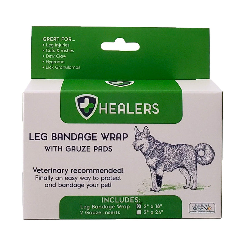 HEALERS Small Leg Wraps - 18-Inch, Blue Small (Pack of 1) - PawsPlanet Australia
