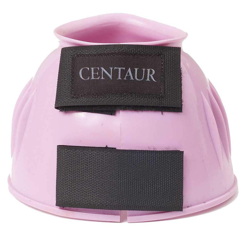 Centaur Ribbed Double Tab PVC Bell Boots Large Pink - PawsPlanet Australia