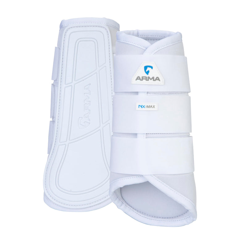 Shires ARMA NX-MAX Brushing Boots Cob White