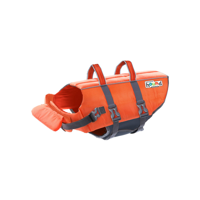 Outward Hound Granby Splash Orange Dog Life Jacket, Medium Granby (Flotation) Medium (Chest Girth: 21"-27") - PawsPlanet Australia