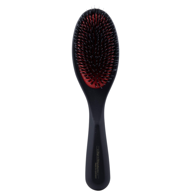Chris Christensen Andreas Dog Brush, Mason-Pearson Style Boar and Nylon Bristle Brush, Groom Like a Professional, Lightweight Beechwood Handle, Stimulate Natural Oil Production, Medium - PawsPlanet Australia
