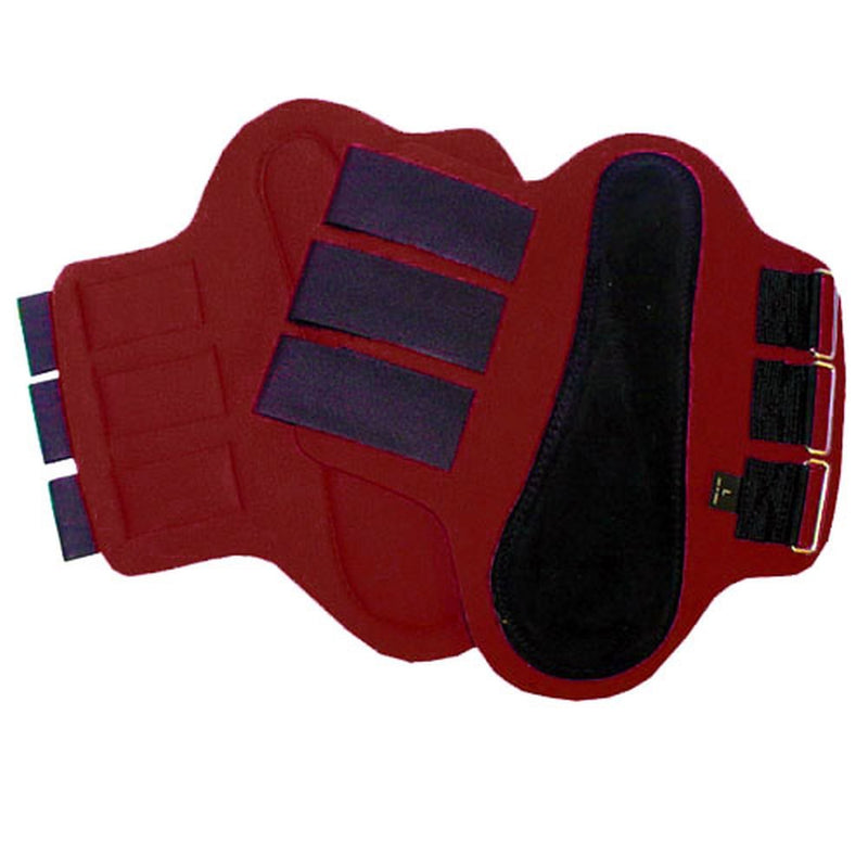 Intrepid International Splint Boots with Black Patches Large Burgundy - PawsPlanet Australia