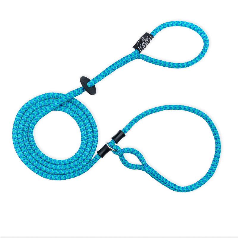 Harness Lead No Pull Dog Harness and Leash Set, Anti Pull Dog Harness for All Breeds and Sizes, One-Piece Cushioned Rope Design Safely Prevents Escaping and Pulling (Medium/Large, Blue/Multi) Medium/Large (40-120 lbs) - PawsPlanet Australia