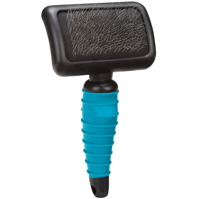Master Grooming Tools Ergonomic Soft Slicker Brushes — Molded Brushes for Grooming Dogs - Medium, 4" x 2½" - PawsPlanet Australia