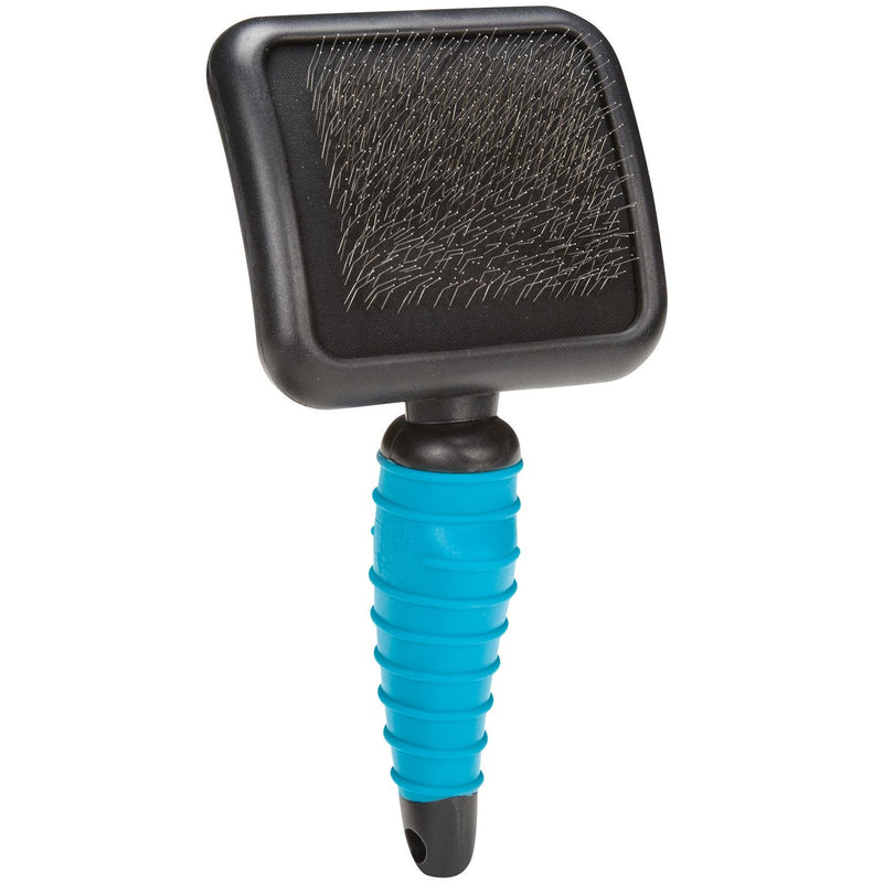 Master Grooming Tools Ergonomic Soft Slicker Brushes — Molded Brushes for Grooming Dogs - Large, 4" x 3½" - PawsPlanet Australia