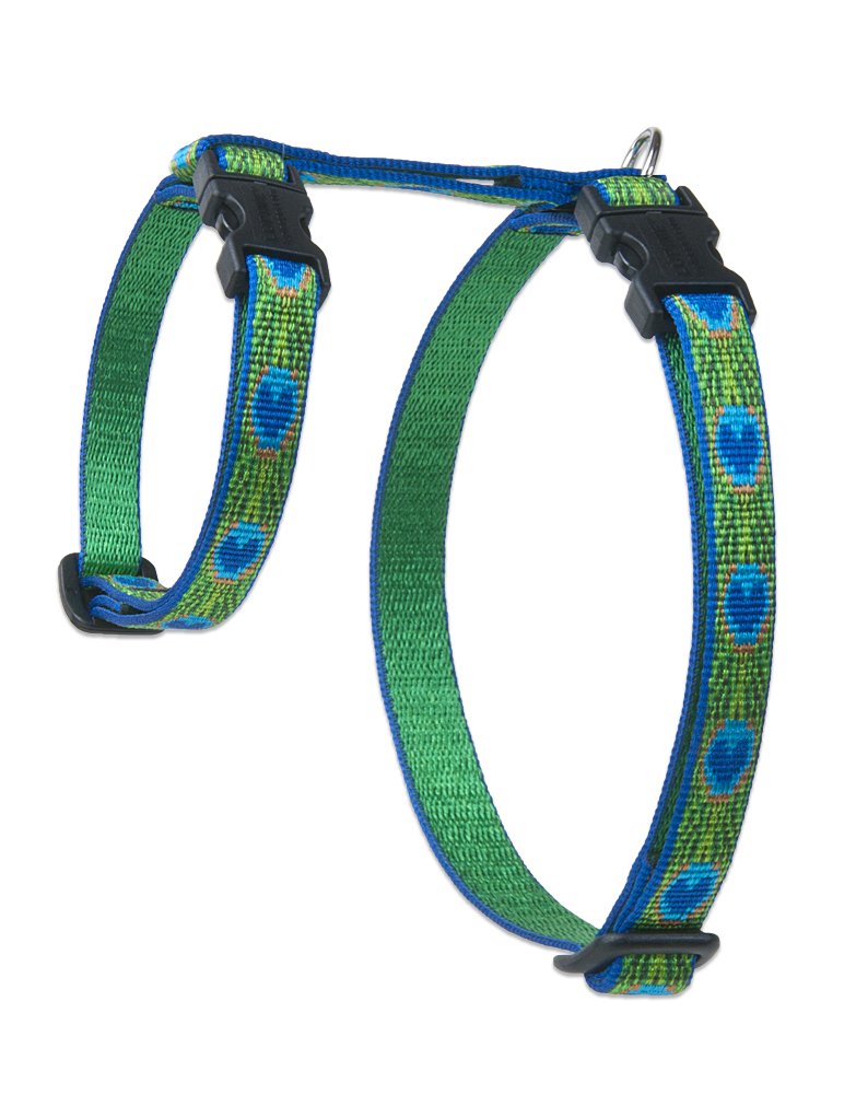 LupinePet Originals 1/2" Tail Feathers 9-14" H-style Harness for Small Pets 1/2"W; 9-14" Girth - PawsPlanet Australia
