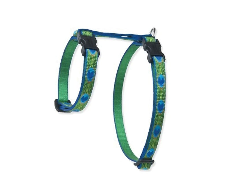 LupinePet Originals 1/2" Tail Feathers 12-20" H-style Harness for Small Pets - PawsPlanet Australia