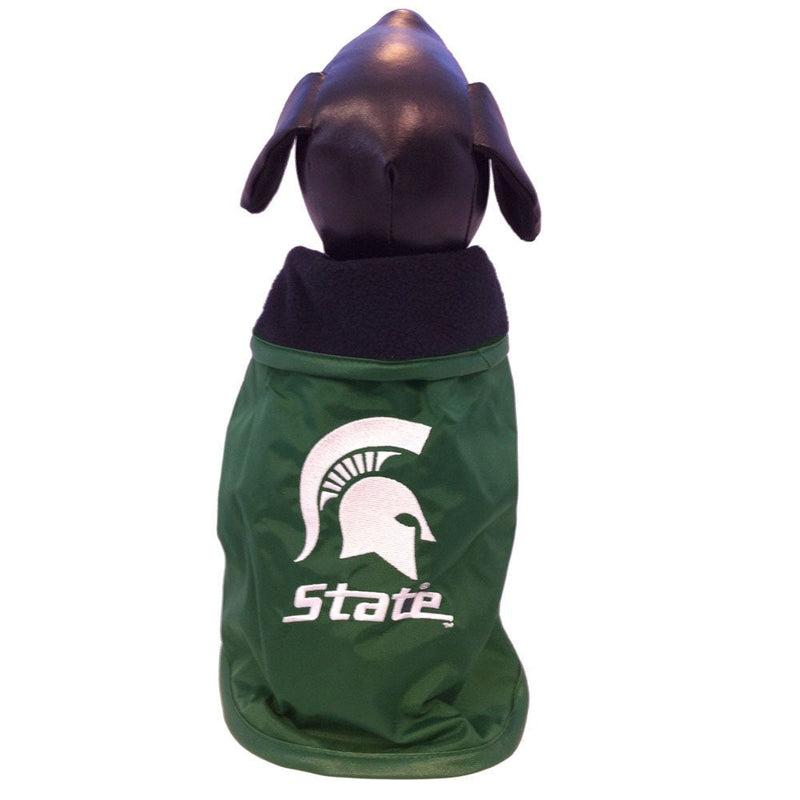 NCAA Michigan State Spartans All Weather-Resistant Protective Dog Outerwear XX-Large - PawsPlanet Australia