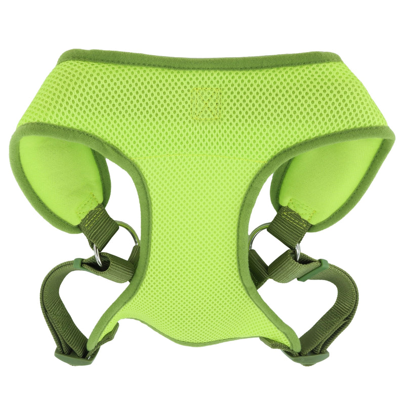 Coastal Pet Comfort Soft Wrap Adjustable Dog Harness - Comfortable Harness for Dog - Adjustable Fit - Easy Step-in Design - Breathable Fabric Mesh - Lime, 3/8" x 11"-13" 3/8" x 11"-13" (Pack of 1) - PawsPlanet Australia