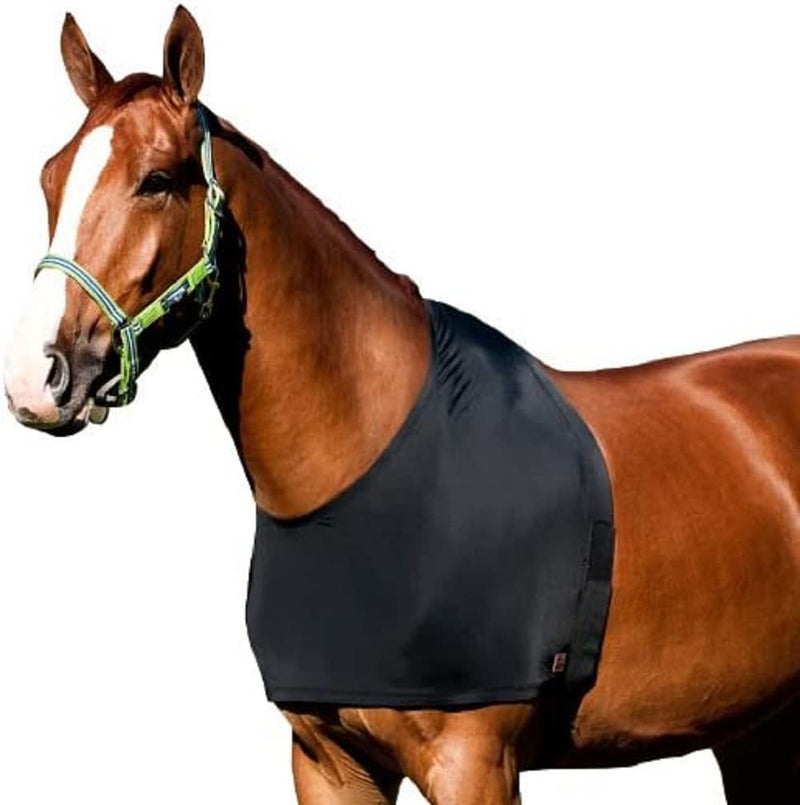 HORZE ComForce Blanket Shoulder Guard - Black - S - PawsPlanet Australia