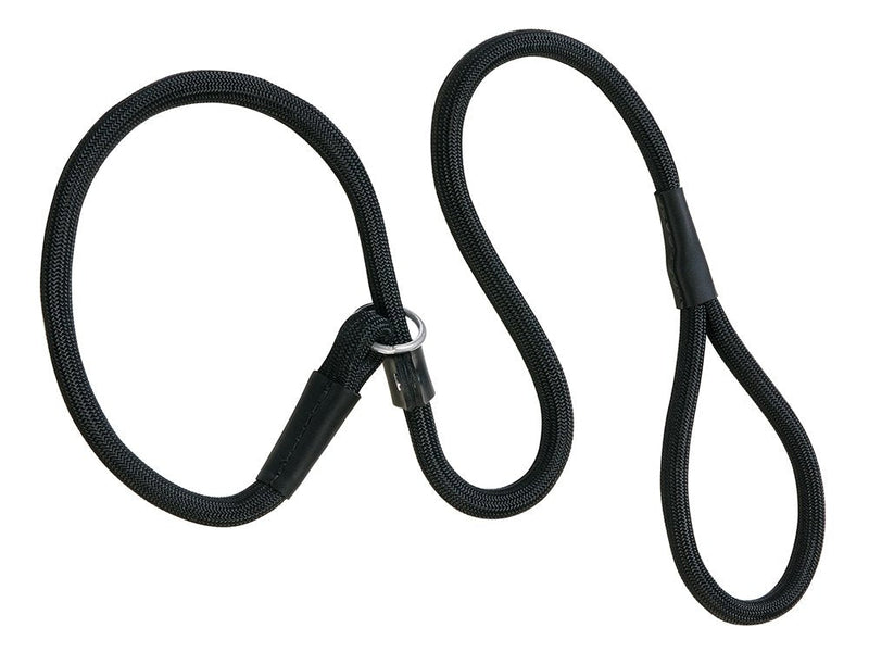 Terrain D.O.G. Rope Slip Lead 6-feet L x 1/2-inch wide Black - PawsPlanet Australia