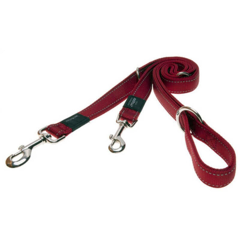 Rogz HLM06-C Utility Leash/Fanbelt, L, Red - PawsPlanet Australia