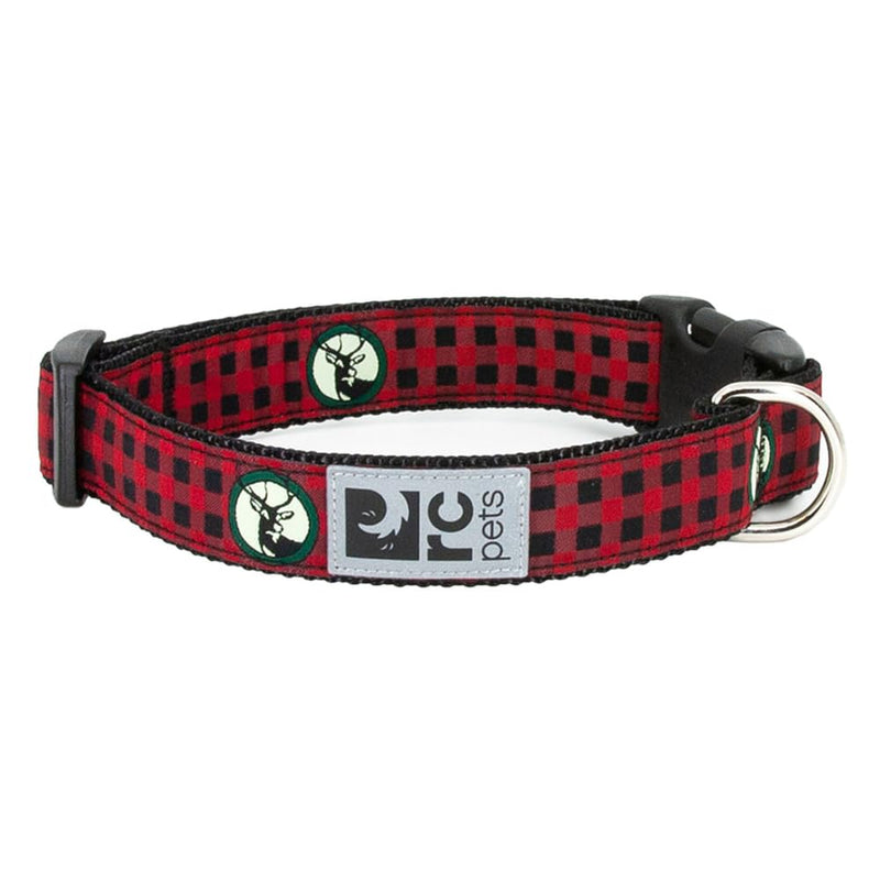 RC Pets 3/4 Inch Adjustable Dog Clip Collar, Small, Urban Woodsman Small - 0.7" Width