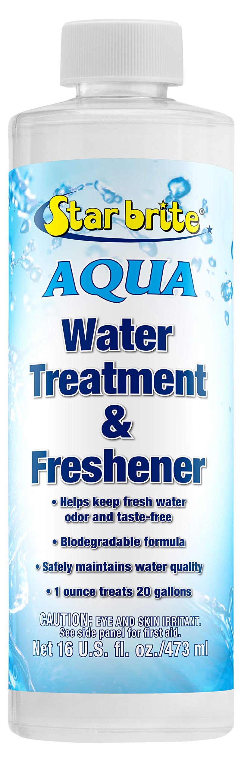 STAR BRITE Aqua Water Freshener - Treat & Maintain Superior, Fresh Tasting Drinking Water in Boats, RVs & Potable Systems Water Treatment 16 OZ - PawsPlanet Australia