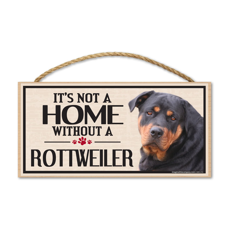 Wood Sign for Rottweiler Dog Breeds - PawsPlanet Australia