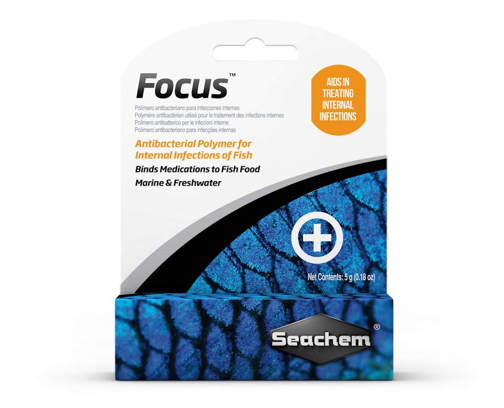 Seachem Focus Freshwater and Marine Fish Medication, 5 Grams