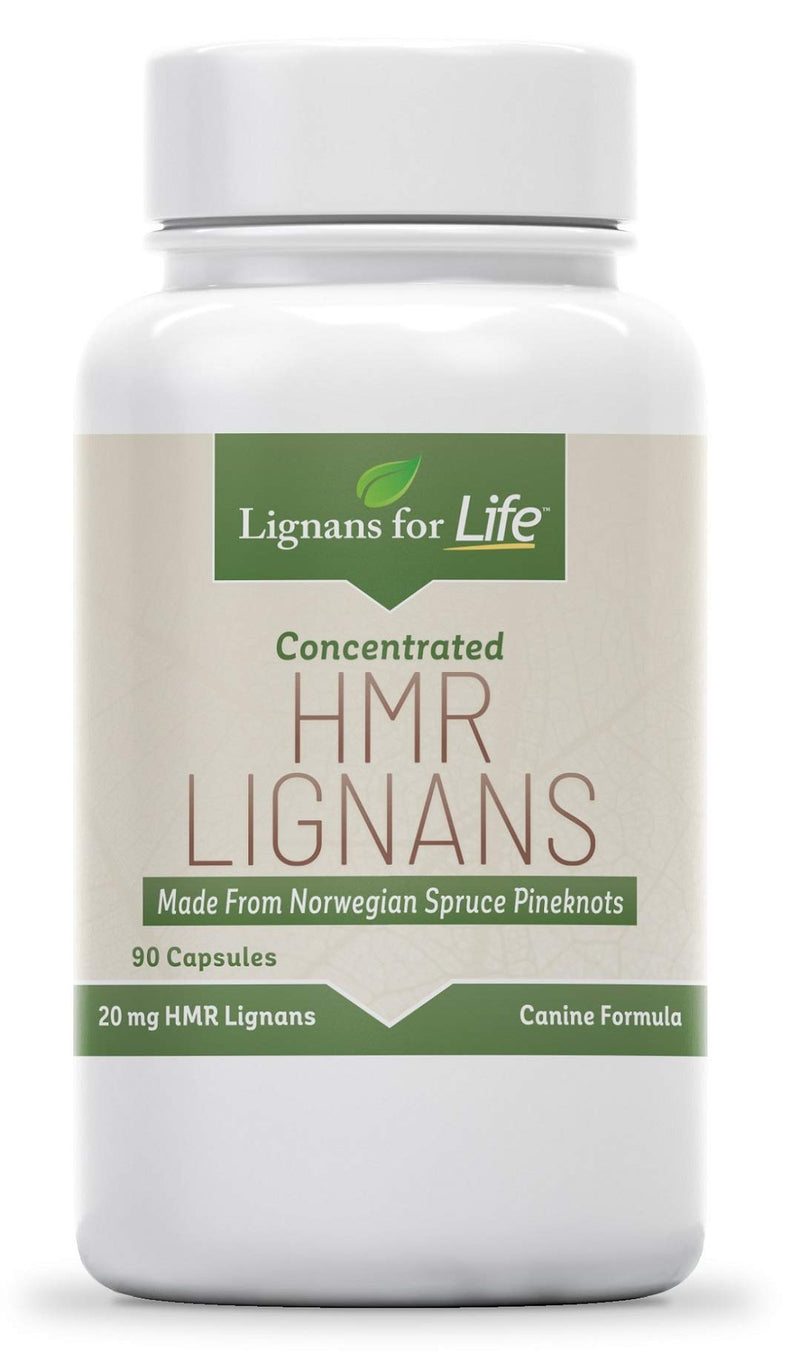HMR Lignans for Dogs 20mg - 90 Capsules - Vitamin for Healthy Pet | Natural Dog Multivitamin | Dog Wellness Supplement | Dog Nutritional Supplement | Overall Health w/Phytonutrients - PawsPlanet Australia