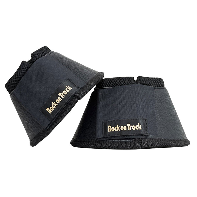 Back on Track Therapeutic Horse Bell Boots in Pair, Medium Black - PawsPlanet Australia