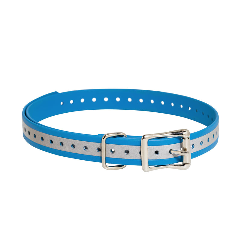 SportDOG 3/4-Inch Collar Strap - Waterproof Replacement Strap for Rugged Outdoor Use - Adjustable Collar with High Visibility - Reflective Blue 28 inches long, 3/4 inch wide (Pack of 1) - PawsPlanet Australia