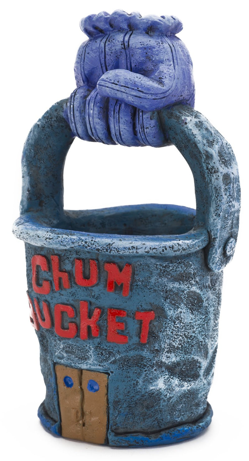 Penn-Plax SpongeBob SquarePants Officially Licensed Aquarium Ornament – The Chum Bucket – Medium - PawsPlanet Australia