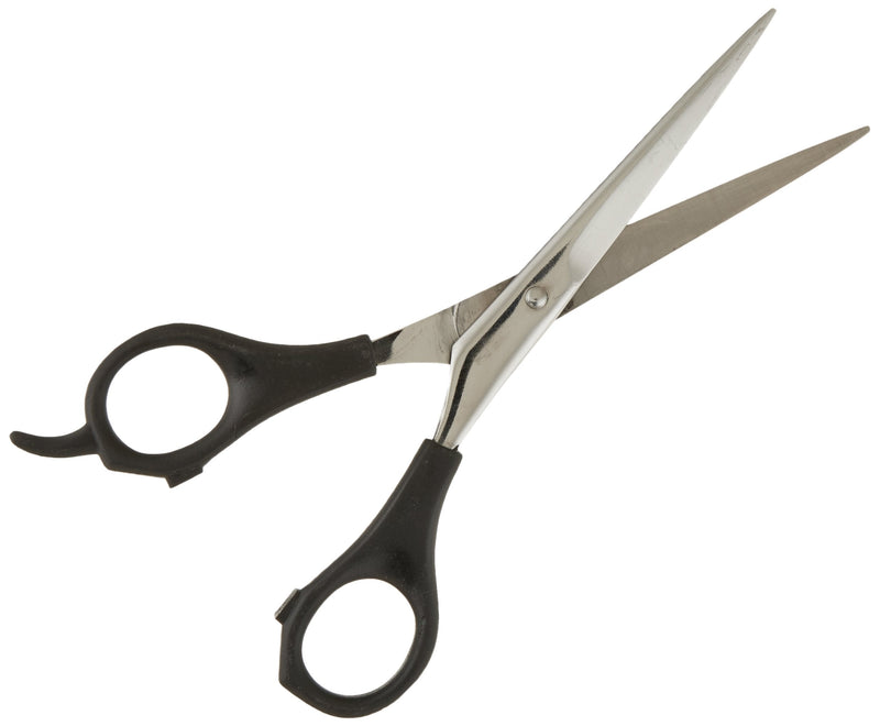TAMSCO Bird Feather Scissor 6-Inch Plastic Handle Stainless Steel Plastic Molded Handles Beveled Edge Micro Serrated Blades Great for Grooming Bird Feathers - PawsPlanet Australia