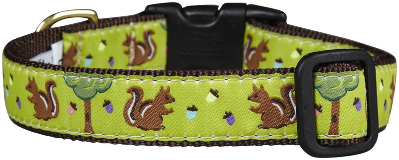 Up Country Nuts Pattern Dog Collar, Large (15 To 21 inches) 1 Inch Wide Width Large (Pack of 1)