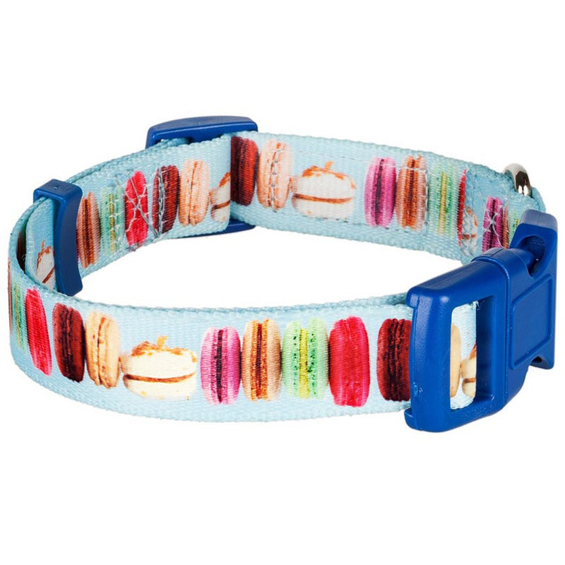 Blueberry Pet Essentials The Ultimate Macaroon Cake Adjustable Dog Collar, Small, Neck 12"-16" - PawsPlanet Australia