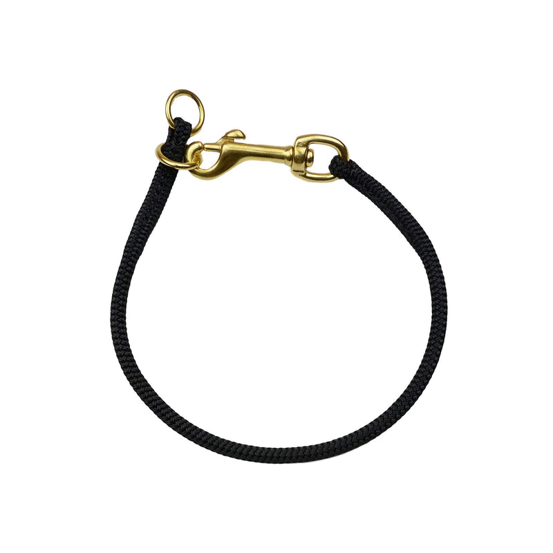 Nylon Dominant Dog Choke Collar Black, 17 inch - PawsPlanet Australia