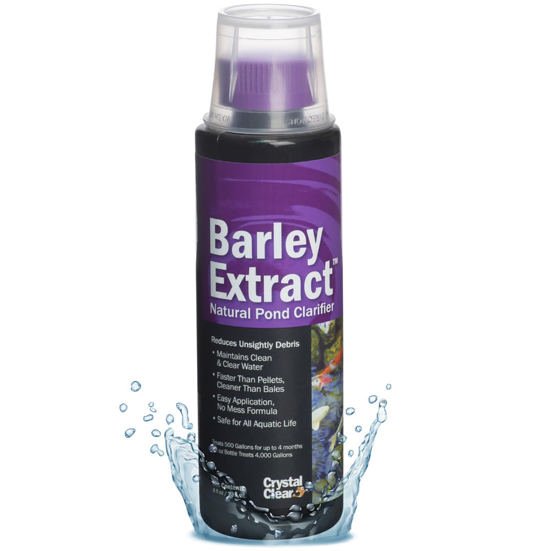 CrystalClear Barley Extract Pond Treatment – Natural Water Clarifier for Fountains, Water Gardens & Koi Ponds, Clears Cloudiness, Fish & Plant Safe, 16 Ounces 16 Oz - PawsPlanet Australia