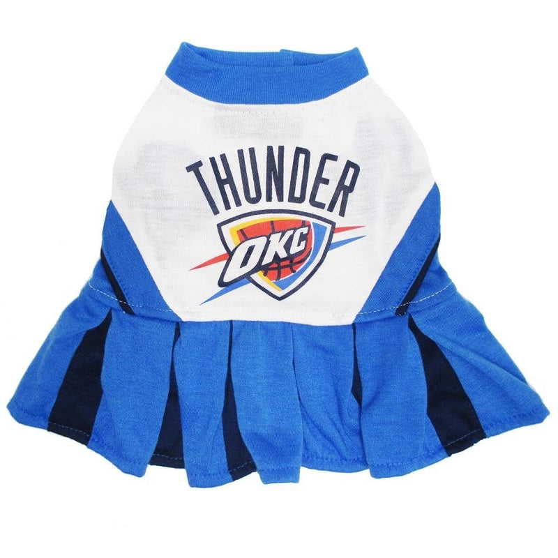 Pets First NBA Oklahoma City Thunder Dog Cheerleader Dress, Small Small Cheerleader for PETS - PawsPlanet Australia