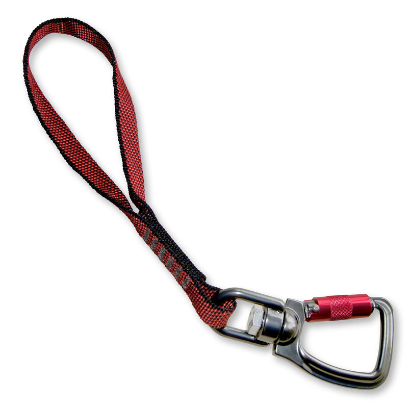 Kurgo Swivel Seatbelt Tether for Dogs, Car Seat Belt for Pets, Adjustable Dog Safety Belt Leash, Quick & Easy Installation, Works with Any Pet Harness, Swivel Tether Carabiner Clip (Red) Red - PawsPlanet Australia