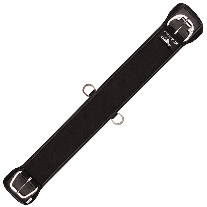 Classic Equine Feather Flex Straight Cinch 28 Black - PawsPlanet Australia