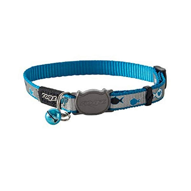 Rogz Catz ReflectoCat Collar, Extra Small, Blue - PawsPlanet Australia