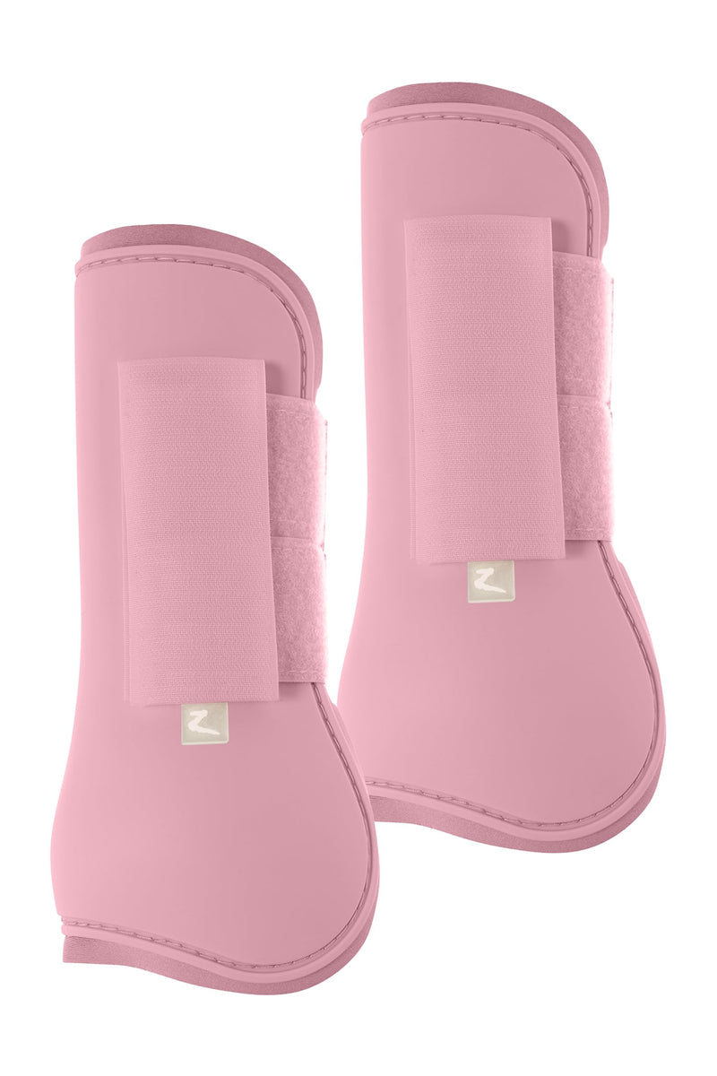 HORZE Chicago Protective Horse Tendon Boots - Lightweight Open Front Boots for Jumping, Trail Riding, and Turnout (Pair) - Lady Light Pink - Pony - PawsPlanet Australia