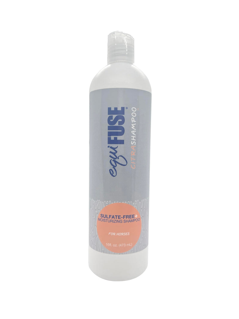 EquiFuse CitraShampoo Sulfate Free, Plant Based Foaming Horse Shampoo, Promotes Gentle Clean and Hair Health That Fights Dryness, and Dandruff | with Coconut Oil and Refreshing Citrus Scent, 16oz 16 Fl Oz (Pack of 1) - PawsPlanet Australia