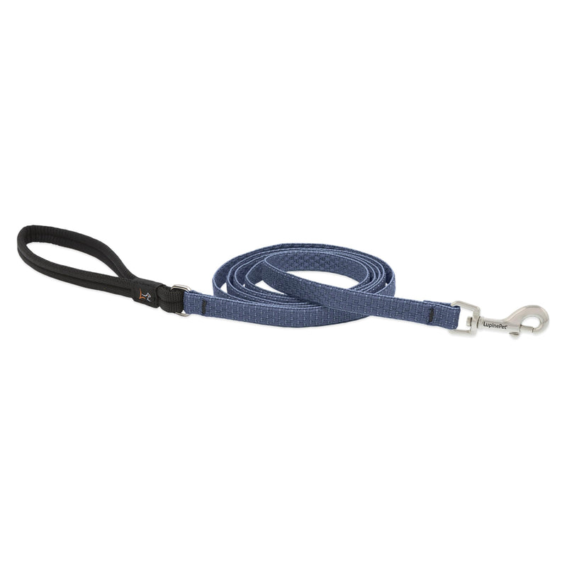 LupinePet ECO Recycled 1/2" Padded Handle Leash for Small Dogs, Cats & Other Small Pets – 4-ft or 6-ft Length (Mountain Lake, Regular: 6-ft Long) - PawsPlanet Australia