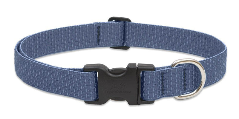 Eco by Lupine 1-Inch Recycled Fiber Collar, Adjustable for 12 to 20-Inch Medium to Large Dogs, Mountain Lake - PawsPlanet Australia