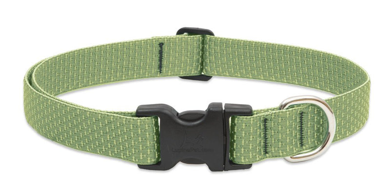 LupinePet Eco 1" Moss 16-28" Adjustable Collar for Large Dogs Collar - 1"W; 16-28" Neck - PawsPlanet Australia