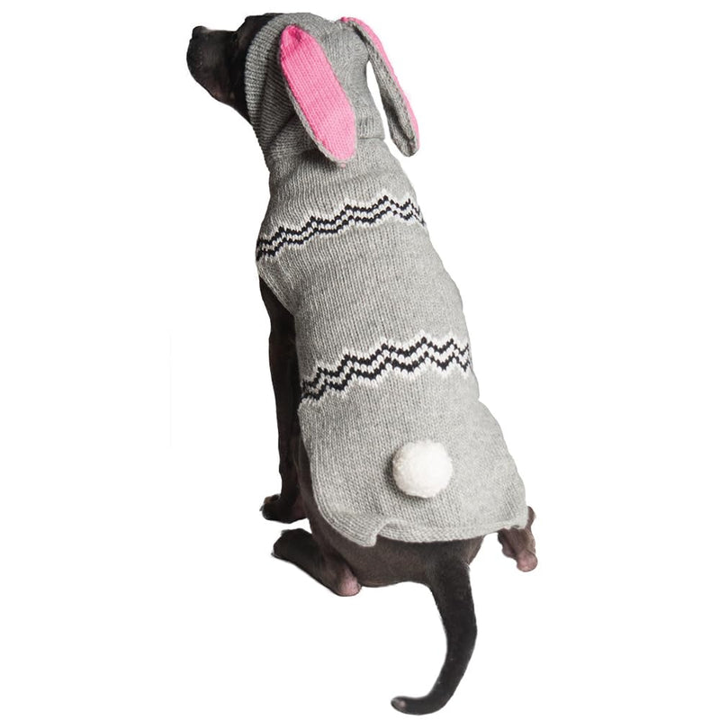 Chilly Dog Bunny Hoodie (Medium) Medium grey - PawsPlanet Australia