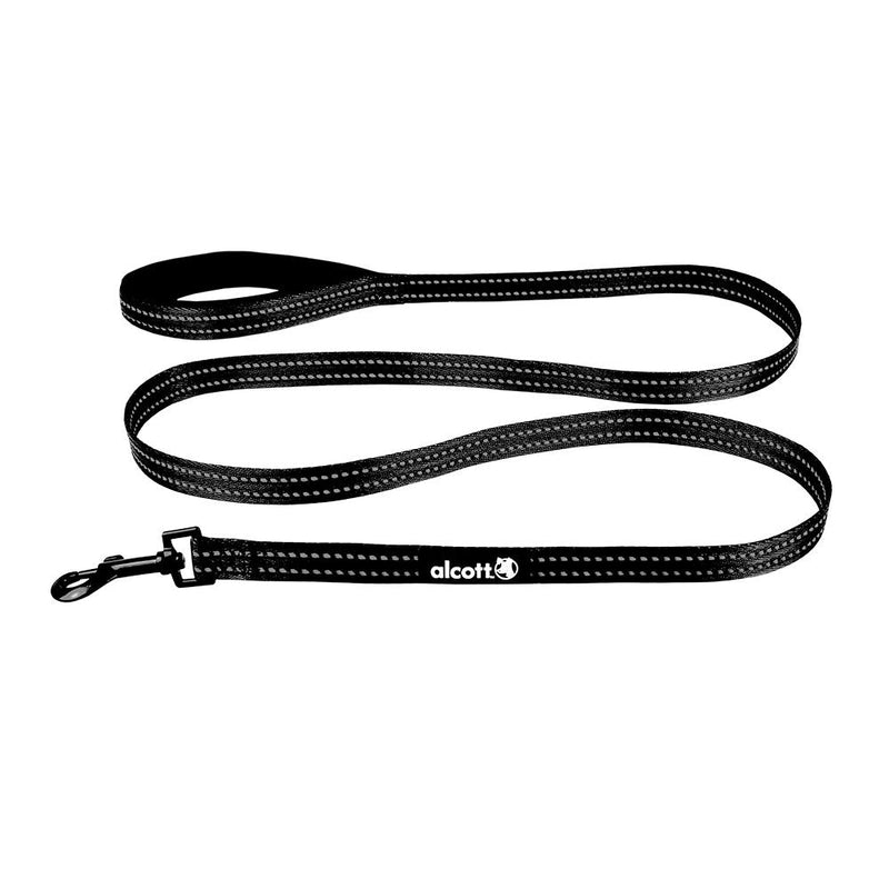 alcott Adventure Dog Leash, Medium, Black - PawsPlanet Australia