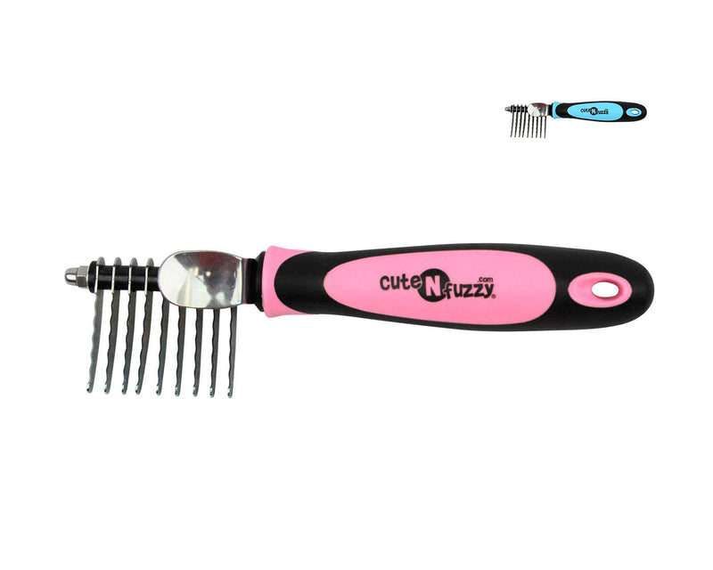 Pet Dematting Comb, Pink - PawsPlanet Australia