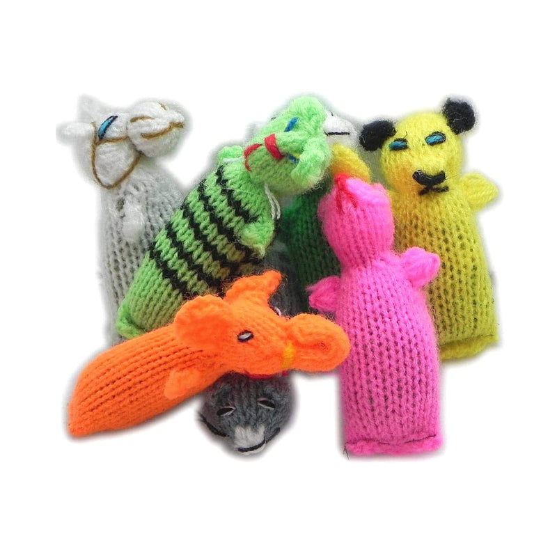 Barn Yarn Hand Knit Wool Cat Toy, Stuffed with Organic Catnip 6 Pack - PawsPlanet Australia