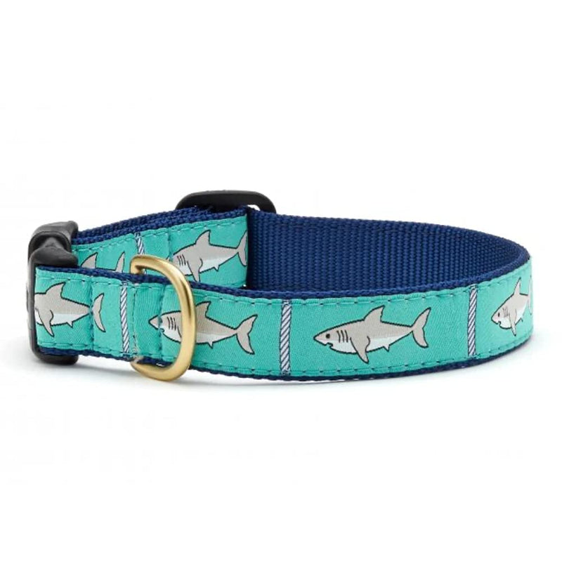 Up Country Shark Dog Collar Small Narrow Width - PawsPlanet Australia