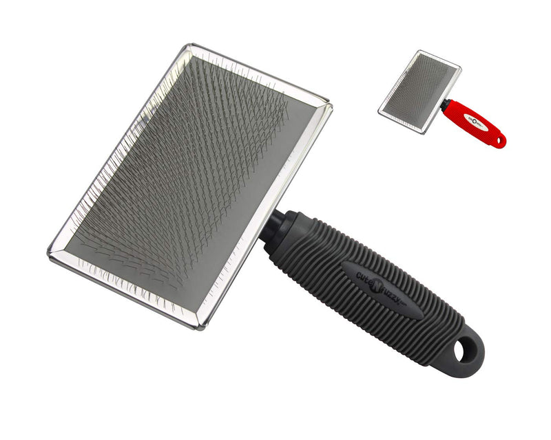 Premium Pet Slicker Brush for Cats & Dogs Shedding Tool, Grey, Small - PawsPlanet Australia