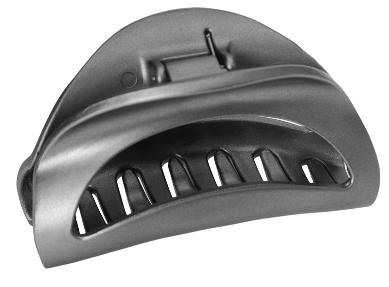 France Luxe Belle Cutout Curve Claw Clip - Matte Graphite - PawsPlanet Australia