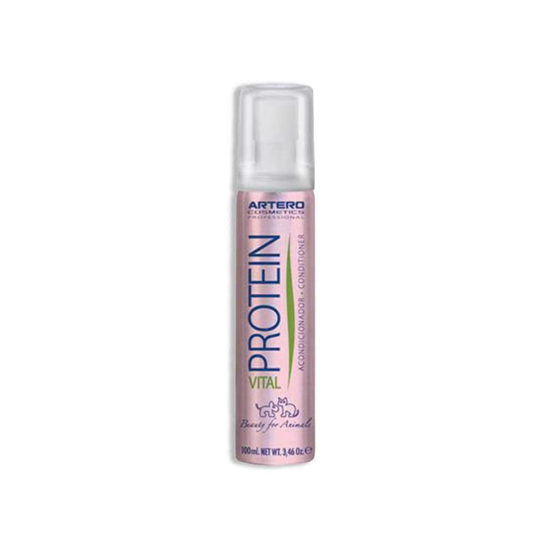 Artero Protein Vital Conditioner for Dogs and Cats – Deep Hydration and Coat Repair with Silk Proteins – Professional Grooming Conditioner, 3.3 oz - PawsPlanet Australia