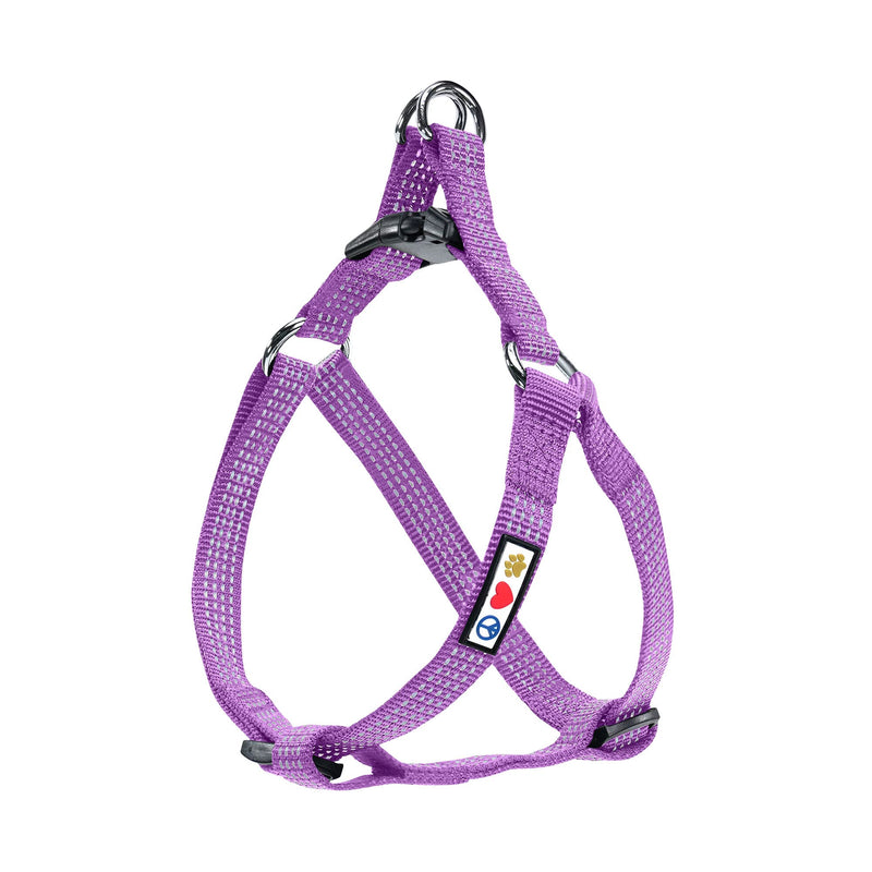 Pawtitas Dog Harness Small Sized Dog Orchid Purple Dog Harness Step in from a Senior Dog to a Puppy Harness Adjustable Reflective Dog Harness S Reflective Dog Vest Small (Pack of 1) Orchid ⚡Reflective - PawsPlanet Australia