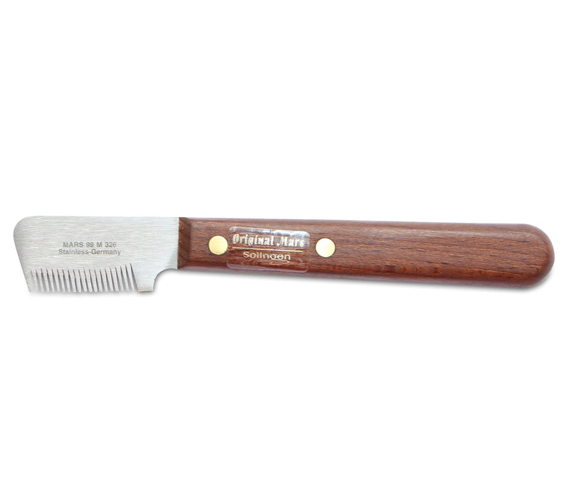 Mars Coat King Professional Dog Stripping Knife Grooming Tool, Short/Wide Blade and Slant Tooth - Right-Handed Short/Wide Slant Tooth
